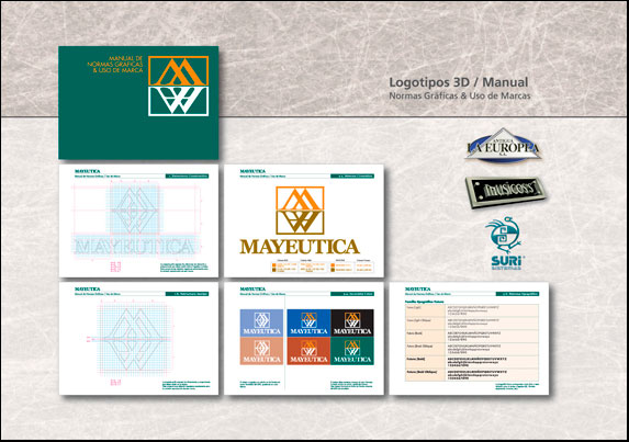 El Manual de Identidad se utiliza como sistema de normas gráficas para el correcto uso del logotipo.